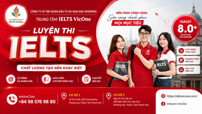 IELTS Thanh Hóa – Lộ Trình Học IELTS Hiệu Quả, Cam Kết Đầu Ra